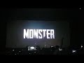 lalettan title card at monster fdfs