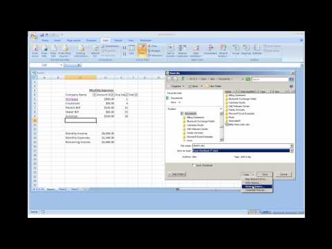 How to Password Protect an Excel File for Opening (Excel 2007/2010) How to Password Protect an Excel File for Opening (Excel 2007/2010)