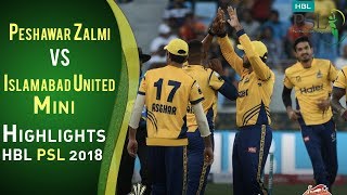 Short Highlights | Peshawar Zalmi Vs Islamabad United | Match 4 | HBL PSL 2018 | 24 Feb | PSL