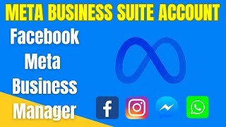 How to Create a Meta Business Suite Account | Meta Set Up | Facebook Meta Business Manager Account