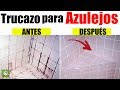 Mira 👀Cómo Brillarán Los AZULEJOS De Tu Baño 🛁Con Sólo Aplicar este Sencillo Pero Potente Truco