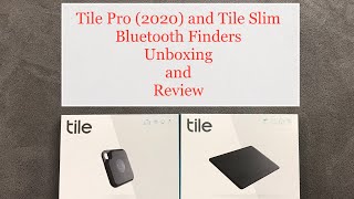 Tile Pro (2020) and Tile Slim Finder Bluetooth Tracker Unboxing and Review UK