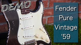 Fender Pure Vintage 59 Pickups Demo  (No Commentary)