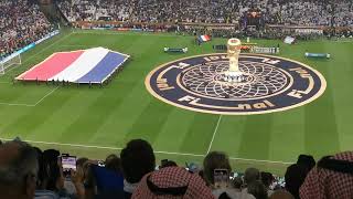 National anthems of Argentina & France at final of World Cup Qatar 2022. Lusail Stadium 18.12.2022