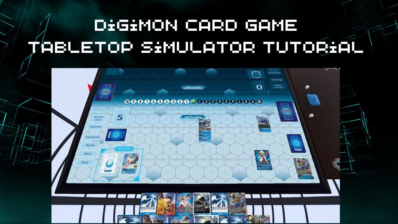 Digimon Card Game Tabletop Simulator Digimon Tutorial Youtube