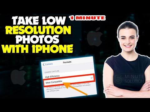 How to take low resolution photos with iphone Reduce Photo Size 2023