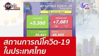 สถานการณ์โควิด-19 ในประเทศไทย : เจาะลึกทั่วไทย (12 ม.ค. 65)