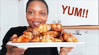 Barbecue Chicken Wings Recipe | Thanksgiving Snack | Flo Chinyere