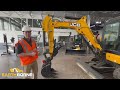 jcb mini excavator daily machine care