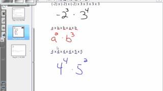 Chapter 1 Lesson 2 Powers and Exponents