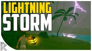 Base Building \u0026 Crazy Lightning Storm! Survival Game - YLands Gameplay [Trial Season 0 #2]  -