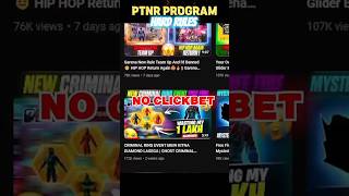 🤯🤩FREE FIRE PARTNER PROGRAM HARD RULES || nalla ankush yt #shortvideo ||