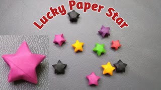 How To Make Lucky Paper Star | Origami Lucky Star Tutorial | Sadia's Craft World |@ArtsnCraft4u
