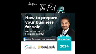 live from The Pod: How to prepare your business for sale