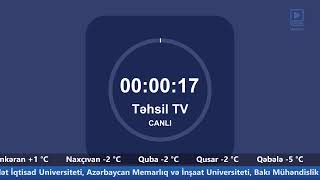 Təhsil TV - Canlı yayım