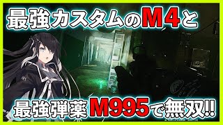 【タルコフ】最強カスタムのM4と最強弾薬M995でPMCを薙ぎ払う!!寮で連戦!!【EFT】【Coefont】