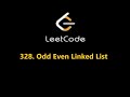 Odd Even Linked List || #leetcode 328 || Using Java