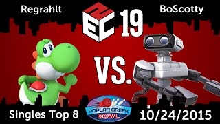 E2C 19 (Singles): Regrahlt (Yoshi) vs. BoScotty (R.O.B.) - LB