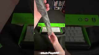 Unboxing The Razor Huntsman Mini Keyboard! #unboxing #fortnite #shorts #fypシ゚ #keyboard #gaming