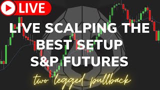 🔴+$800 Watch a PANDA lose money everyday LIVE Trading ES emini s\u0026p500 futures Two Legged Pullback 27