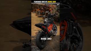 Yamaha r15 vs duke 250 👊🏻😱 #ninja  #youtubeshorts #shorts #bike