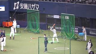 2022/10/27(木) ティーバッティング(試合前) 宮本丈(東京ヤクルトスワローズ)