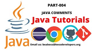JAVA TUTORIALS|JAVA TUTORIALS FOR BEGINNERS|JAVA STEP BY STEP| JAVA COMMENTS| PART-04
