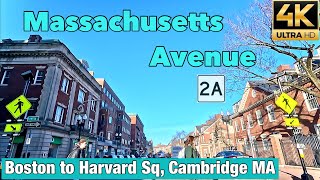 Massachusetts Avenue: Boston to Harvard Square, Cambridge MA