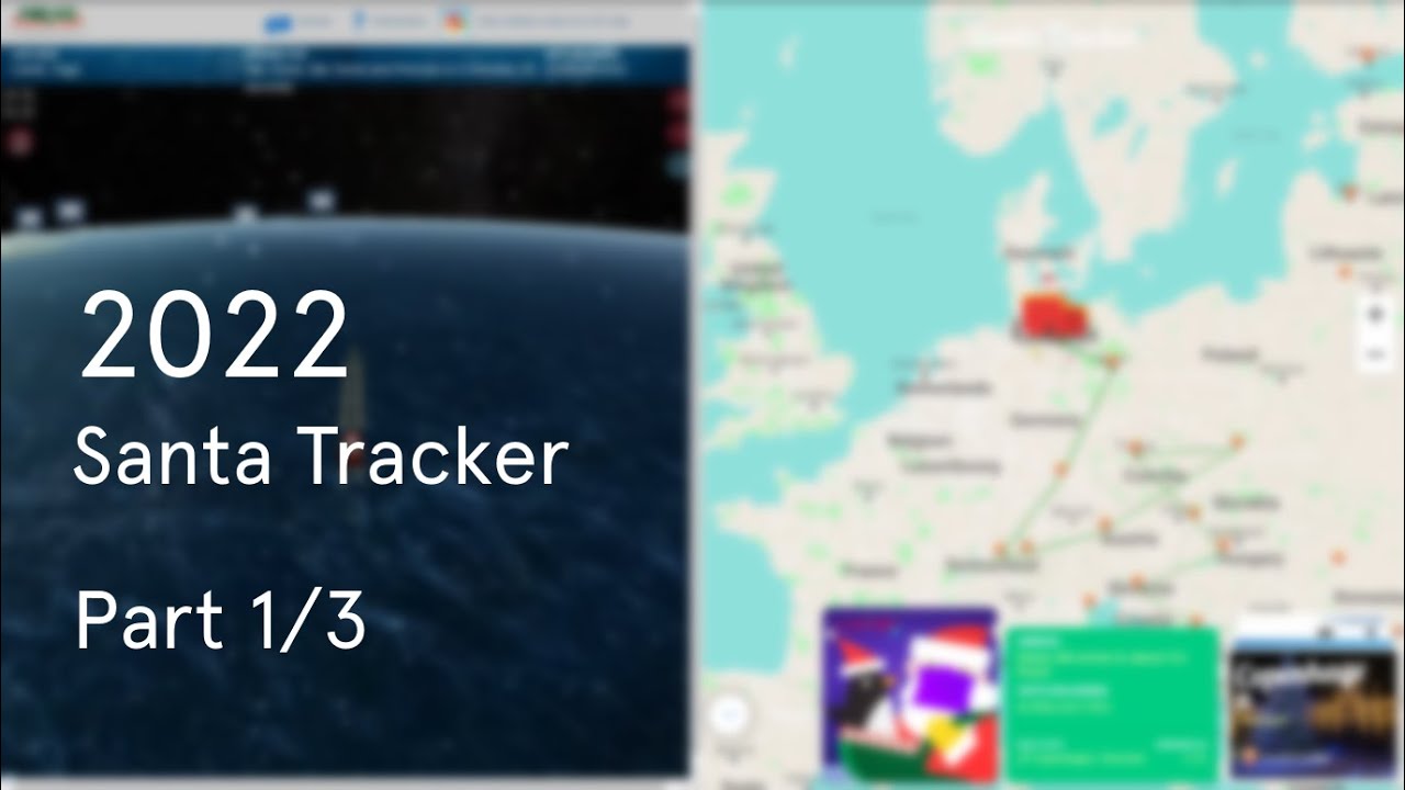 2022 NORAD & Google Santa Tracker Live Stream - Part 1/3 - YouTube