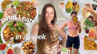 Break Negative Mindsets Around Food! | What I Eat In A Week🍋🍳 to feel strong \u0026 beautiful