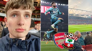 ARSENAL SCORE 2 LATE GOALS TO DRAW WITH SAINTS! | Arsenal 3-3 Southampton FC Vlog | 22/23 PL Season