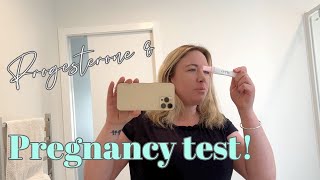 Day 21 Progesterone \u0026 Pregnancy test results!