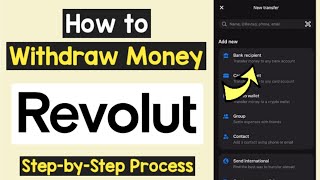 Withdraw Money Revolut | Revolut Cash Withdrawal | Revolut Cash Out | Revolut Cash Bank Transfer