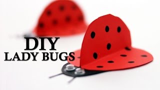 How To Make Cute Ladybugs for Diwali | DIY Paper Lady Bugs