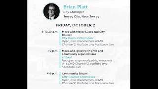 City Manager Finalist Brian Platt - Meet & Greet