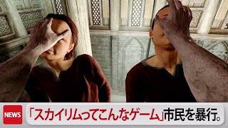 スカイリムってどんなゲーム？➡善良な市民を叩きのめすゲーム【スカイリム VR】