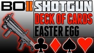 BO2 "Shotgun Deck of Cards Easter Egg" (Black Ops 2 Secrets) Help Solve the Mystery!! | Chaos