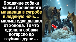 Бездомные СОБАКИ нашли в снегу МЛАДЕНЦА и поступили так, что не оставили никого равнодушными...