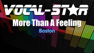 Boston - More Than A Feeling (Karaoke Version) with Lyrics HD Vocal-Star Karaoke