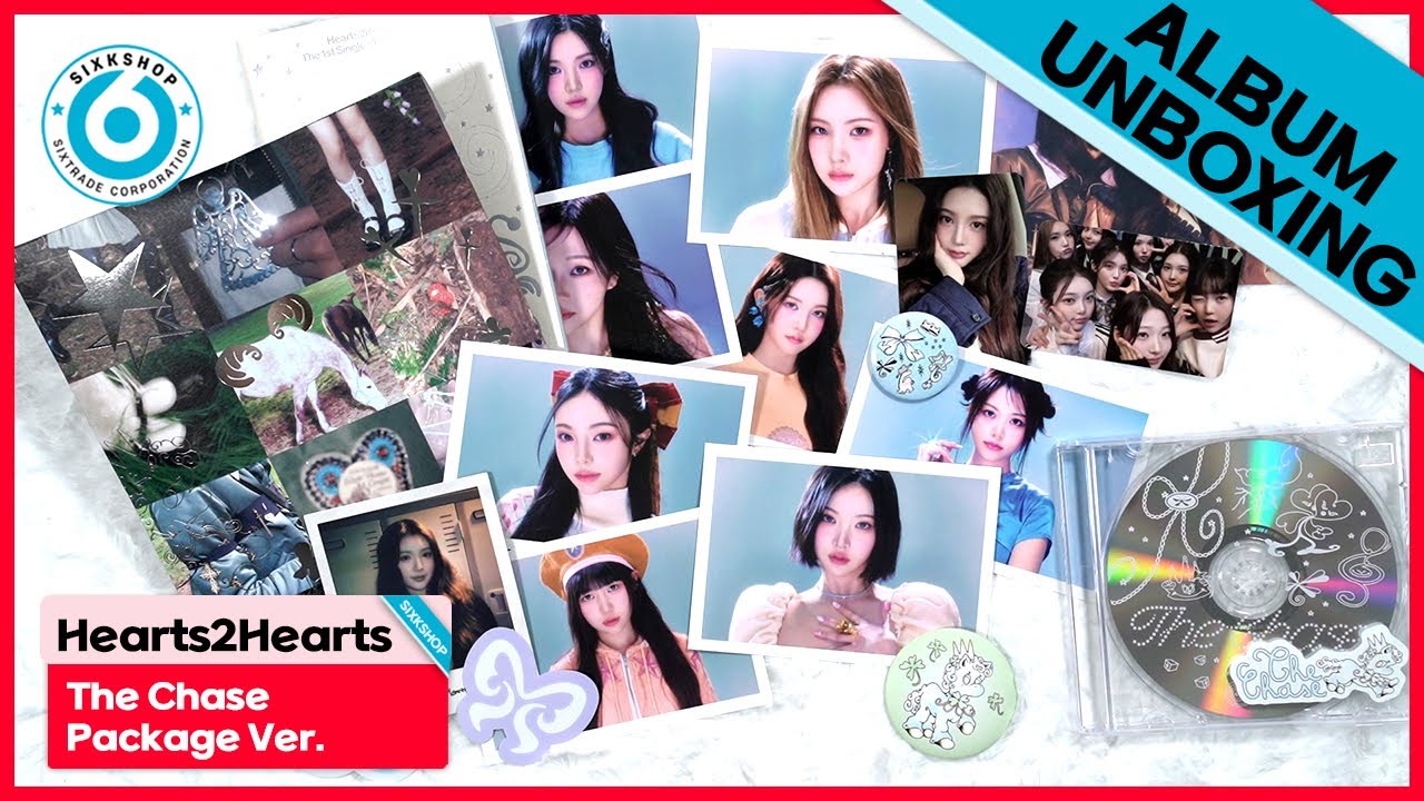 Unboxing Hearts2hearts The 1st Single Album The Chase Package Ver
