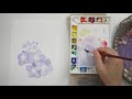 watercolor forget me not tutorial beginner color palette