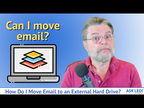 How Do I Move Email to an External Hard Drive?