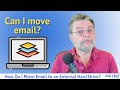 How Do I Move Email to an External Hard Drive?