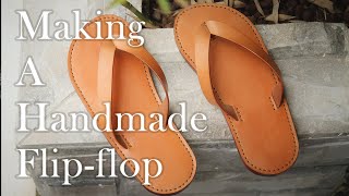 [手工皮具DIY]Leathercraft-making a handmade  flip-flops手工皮拖鞋