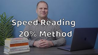 How To Read Faster: 20% Method - Speed Reading Technique