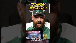 GUTTED Tyson Fury FIRST WORDS after second LOSS to Oleksandr Usyk!