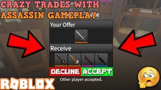 Roblox Assassin Corrupted Axe Heroic Case Trading And Case