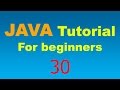 Java Tutorial for Beginners - 30 - Primitive and Object Reference variables