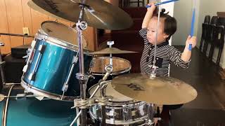 20-Month-Old Drummer