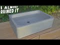 How to make a Stylish Concrete Basin - Don't Make the Same Mistake I Did!
